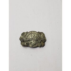 Vintage 1989 Siskiyou Vietnam Veteran The Forgotten Warrior Belt Buckle